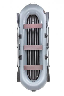 ПВХ надувная лодка гребная Пиранья 3,5 ДНД