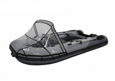 Тент носовой Фрегат 350 FM Light (доп. остекление)