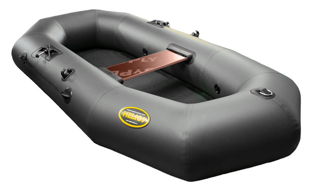 Гребная ПВХ лодка Гелиос 22 (серый)