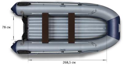 Надувная лодка ПВХ Флагман 380 L